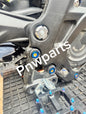 Surron lbx Peg bracket titanium (4)