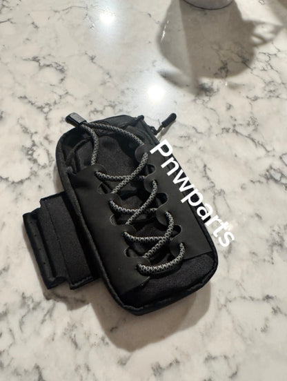 Velcro phone storage bag