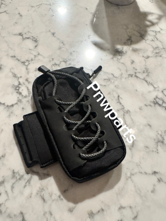 Velcro phone storage bag