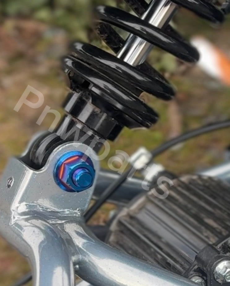 Rizzler rear shock bolt+nut (2)