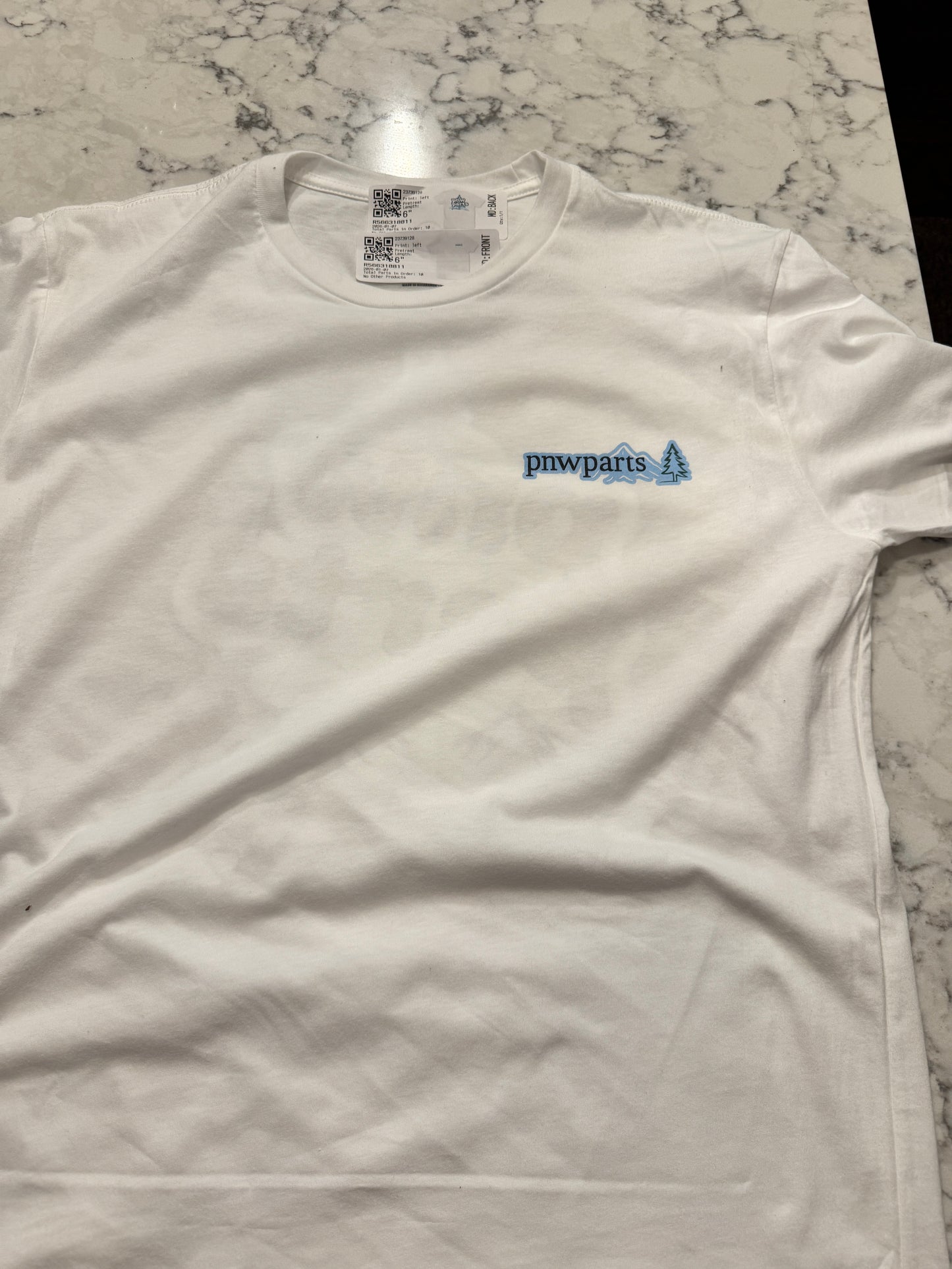Pnwparts white t-shirt